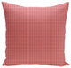 Geometric Decorative Pillow, Coral White, 26"x26"