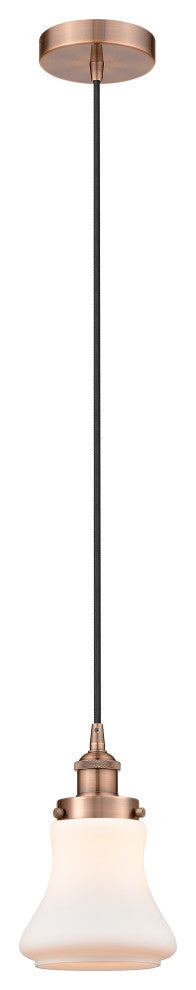 Innovations 616-1PH-AC-G191 1-Light Mini Pendant, Antique Copper