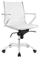 White Ascend Mid Back Office Chair