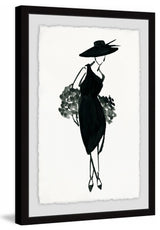 "Perfect in Black" Framed Painting Print, 24"x36"