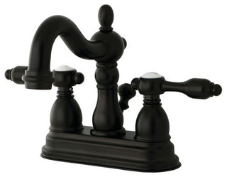 Tudor 4" Center Lavatory Faucet With Brass Pop-Up