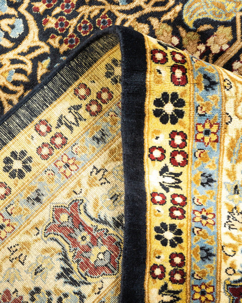 Mogul, One-of-a-Kind Hand-Knotted Area Rug Black, 6'2"x9'3"