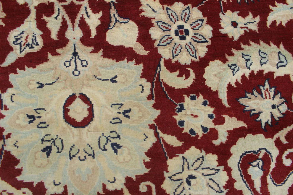 Pak-Persian Kashan 20 Red Rug 10'0"x10'0"