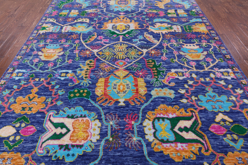 8' 2" X 10' 0" Persian Fine Serapi Hand Knotted Wool Rug - Q14937