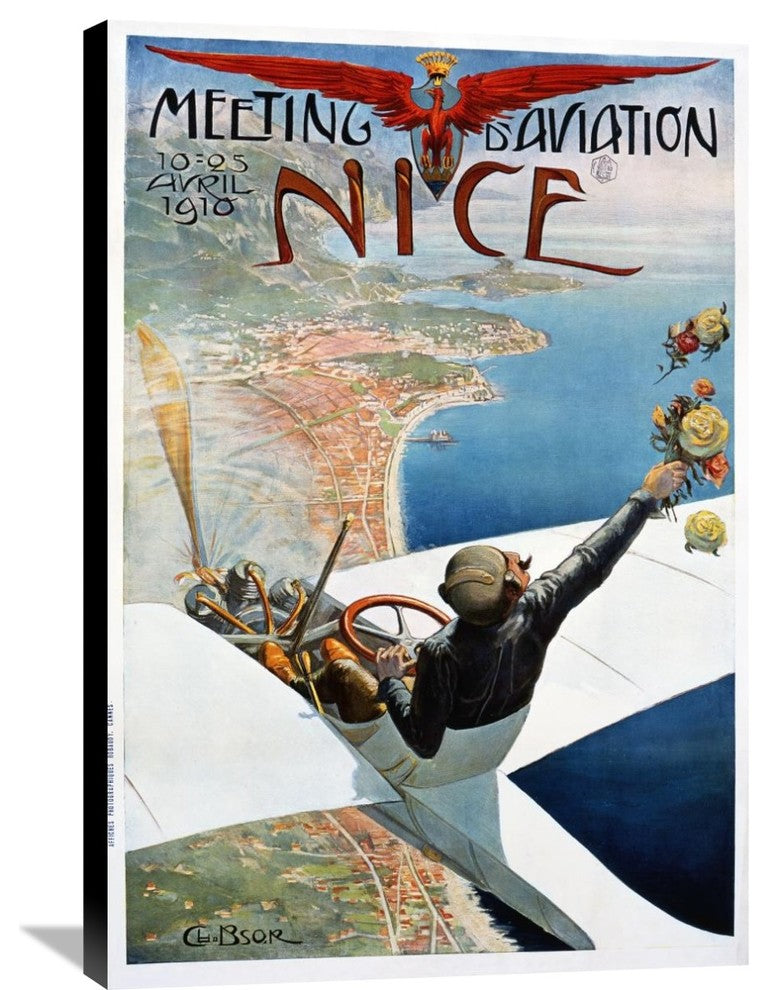 Meeting D?Aviation / Nice, 25"X36"