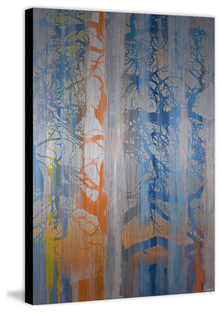 "Mira" Print on Brushed Aluminum, 24"x36"