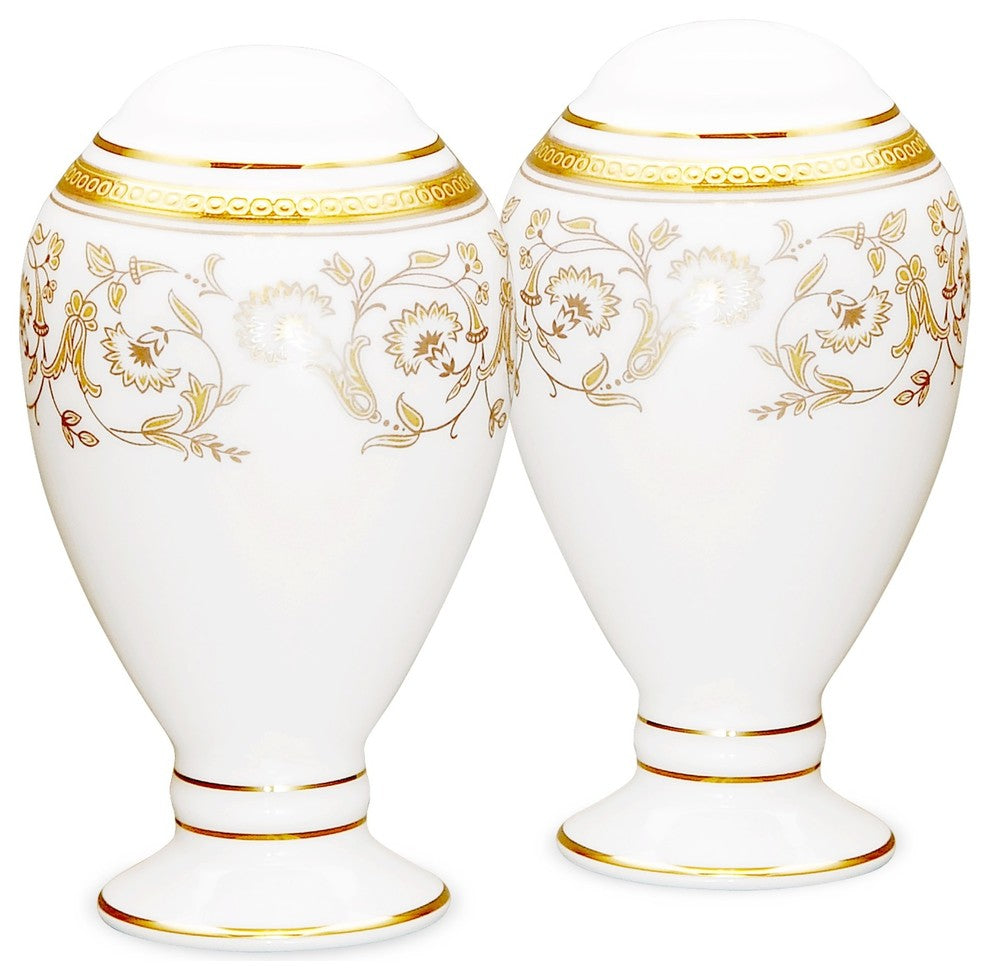 Noritake Summit Gold Salt and Pepper Set