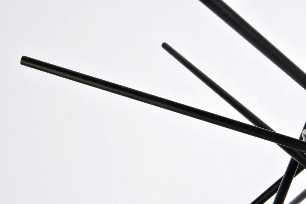 Alfie 6-Light Pendant, Black