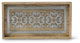 Wood And Metal Bath Tray