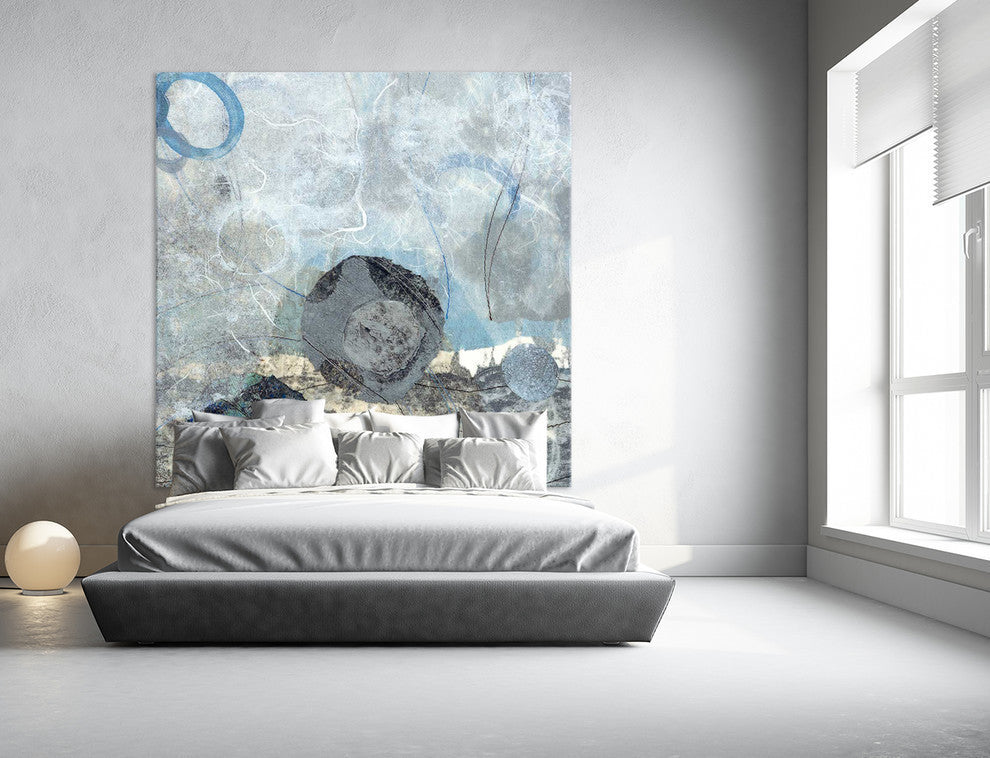 "Pathways II: Wave" Fine Art Canvas Print, 54"x54"