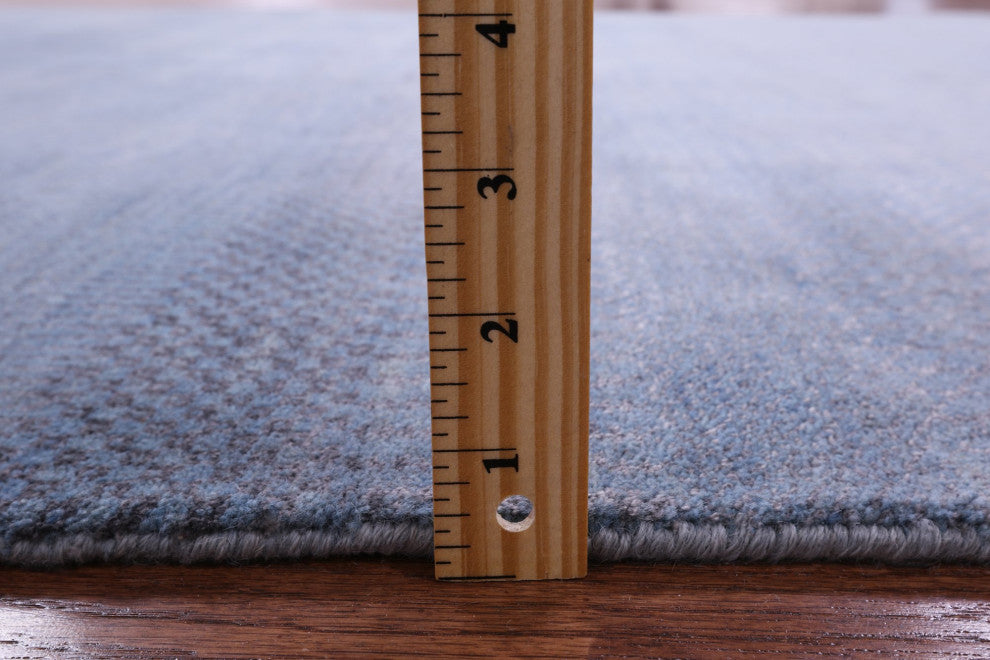 6' 0" X 8' 11" Savannah Grass Wool and Silk Handmade Rug Q11414