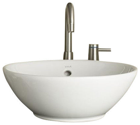 Cheviot Products Water Lily Vessel Sink, 17"