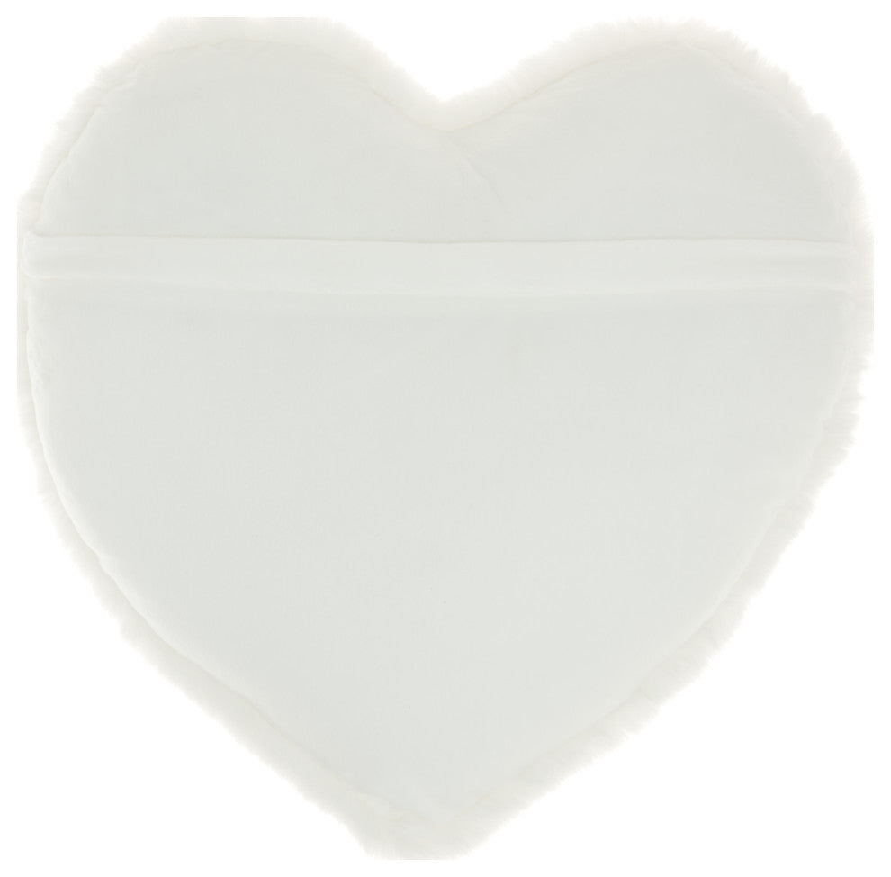 Mina Victory SN103 Throw Pillow, White, 18"X18"