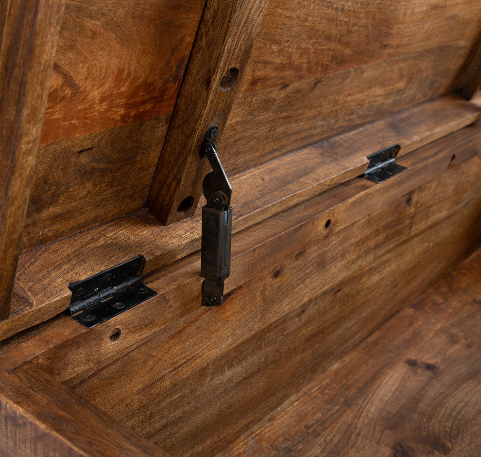 Zoe Storage Trunk Honey Brown