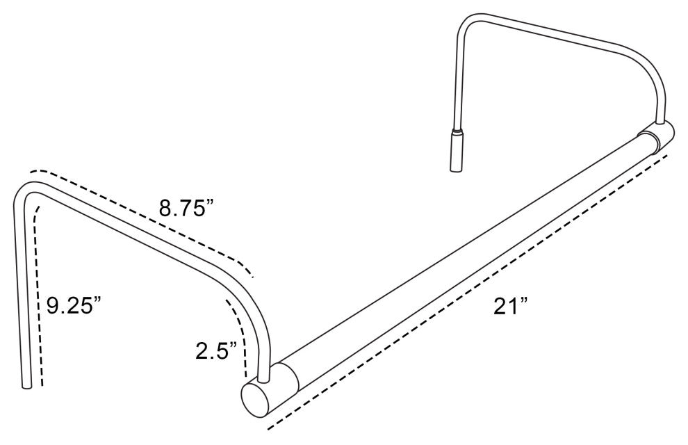 21" Slim Line Art Light, Mahogany Bronze With Hard Wire Kit and Remote