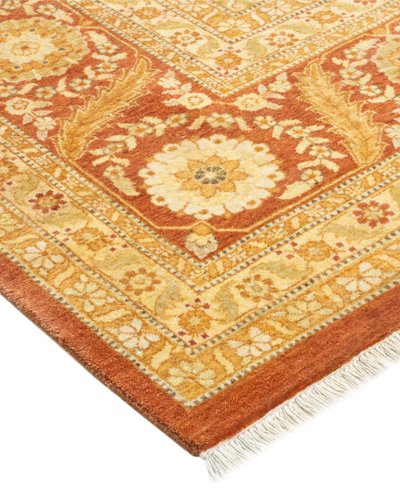 Lena, One-of-a-Kind Hand-Knotted Area Rug Brown, 8'4"x10'7"