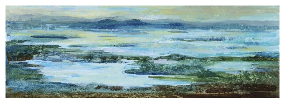 "Northern Lake Crop" Digital Paper Print by Silvia Vassileva, 74"x26"