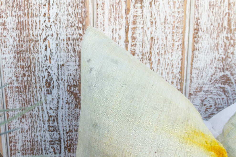 Birinchi Tie Dyed Organic Silk Lumbar Pillow