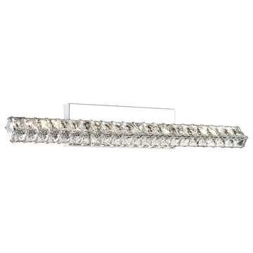 Crystal Linear Flush Mount Ceiling Light