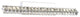 Crystal Linear Flush Mount Ceiling Light
