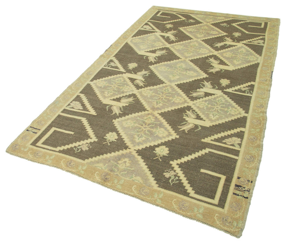 Rug N Carpet - Handwoven Anatolian 4' 7'' x 8' 2'' Decorative Wool Rug