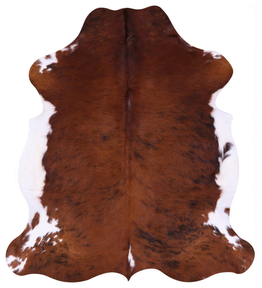 6' 11" X 6' 3" Natural Cowhide Rug C2268
