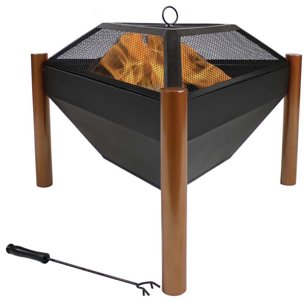 Triangular Fire Table Sunnydaze 31