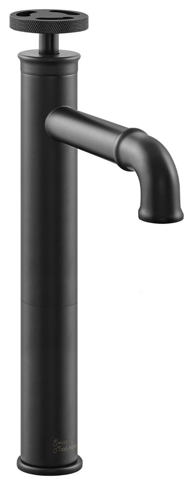 Avallon 12" Single Handle, Bathroom Faucet, Matte Black