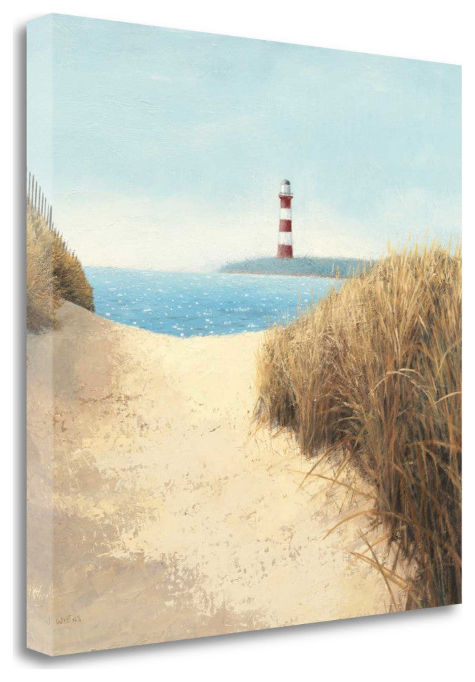 18" Sweet Beach Pathway Giclee Print on Gallery Wrap Canvas Wall Art