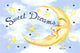 Marmont Hill, "Sweet Dreams Moon" by Reesa Qualia Print on Wrapped Canvas, 24x16