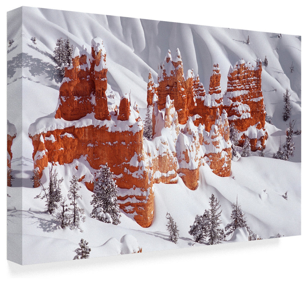 Marianna Safronova 'Red Rock Castle' Canvas Art, 47"x30"