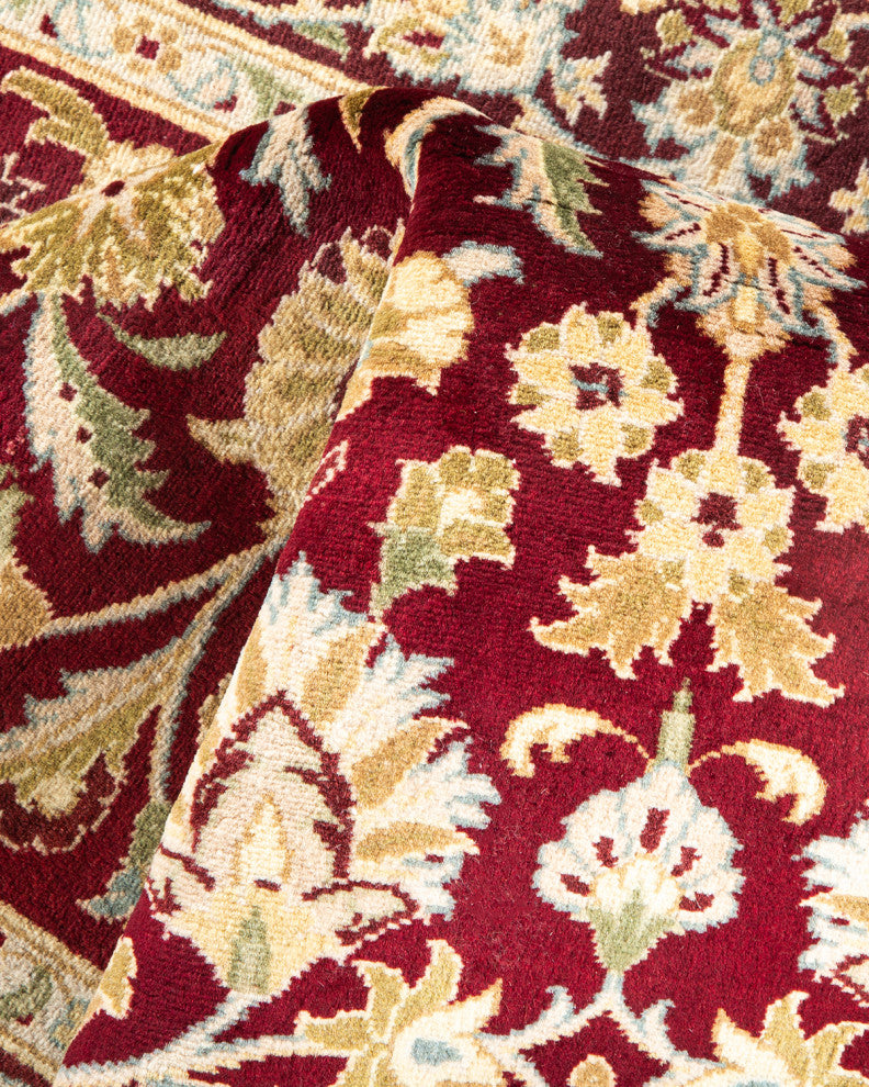Tonk, One-of-a-Kind Hand-Knotted Area Rug Red, 3'1"x5'2"