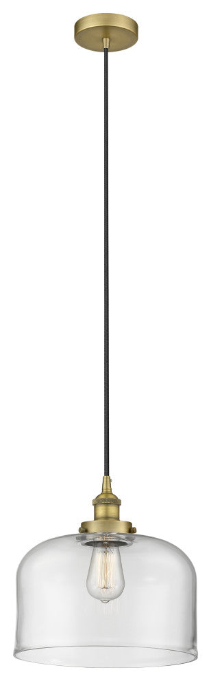 Innovations 616-1PH-BB-G72-L 1-Light Mini Pendant, Brushed Brass