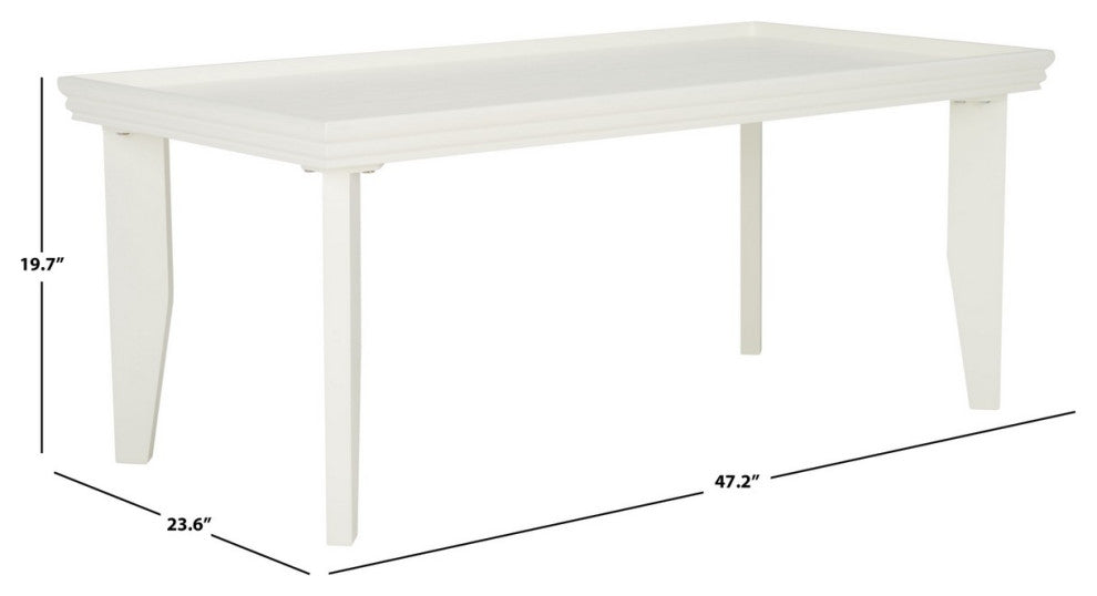 Safavieh Naios Coffee Table, Ivory