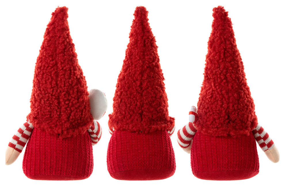 Fabric JOY Christmas Gnome Decor, 3-Piece Set
