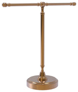 Vanity Top 2 Arm Guest Towel Holder, Brushed Bronze