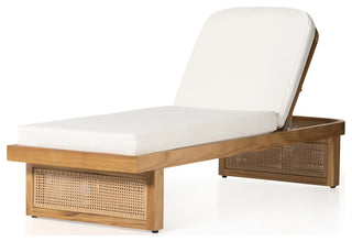 Merit Outdoor Chaise Lounge-Natural Teak