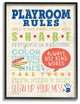 Stupell Industries Playroom Rules Notebook Paper, 11 x 14