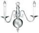 Livex 5002-91 2-Light Brushed Nickel Wall Sconce, Brushed Nickel