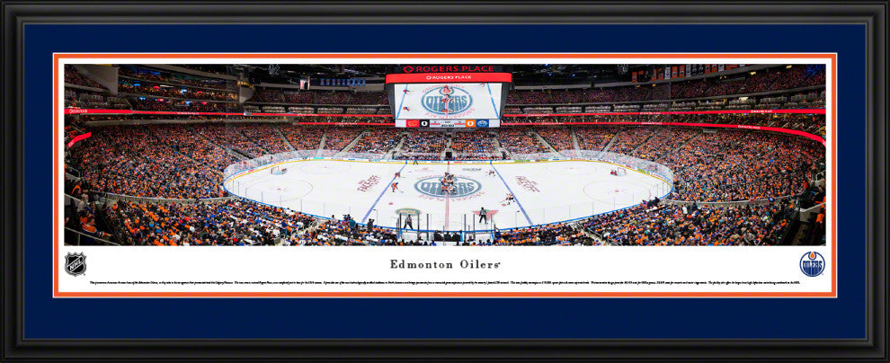 Edmonton Oilers, 1st Game at Rogers Place, Deluxe Frame