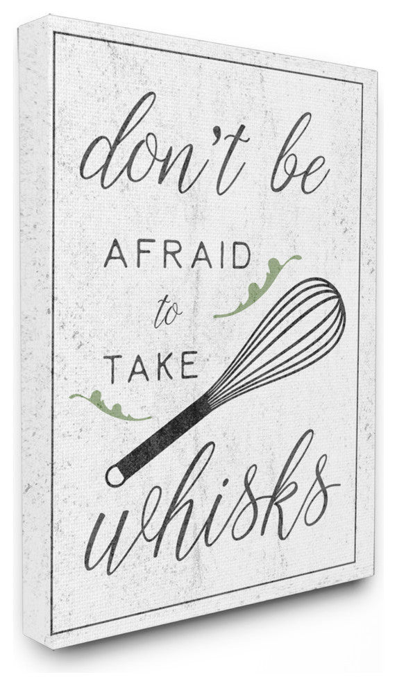 Kitchen Take Whisks!, 30"x40", Stretched Canvas Wall Art