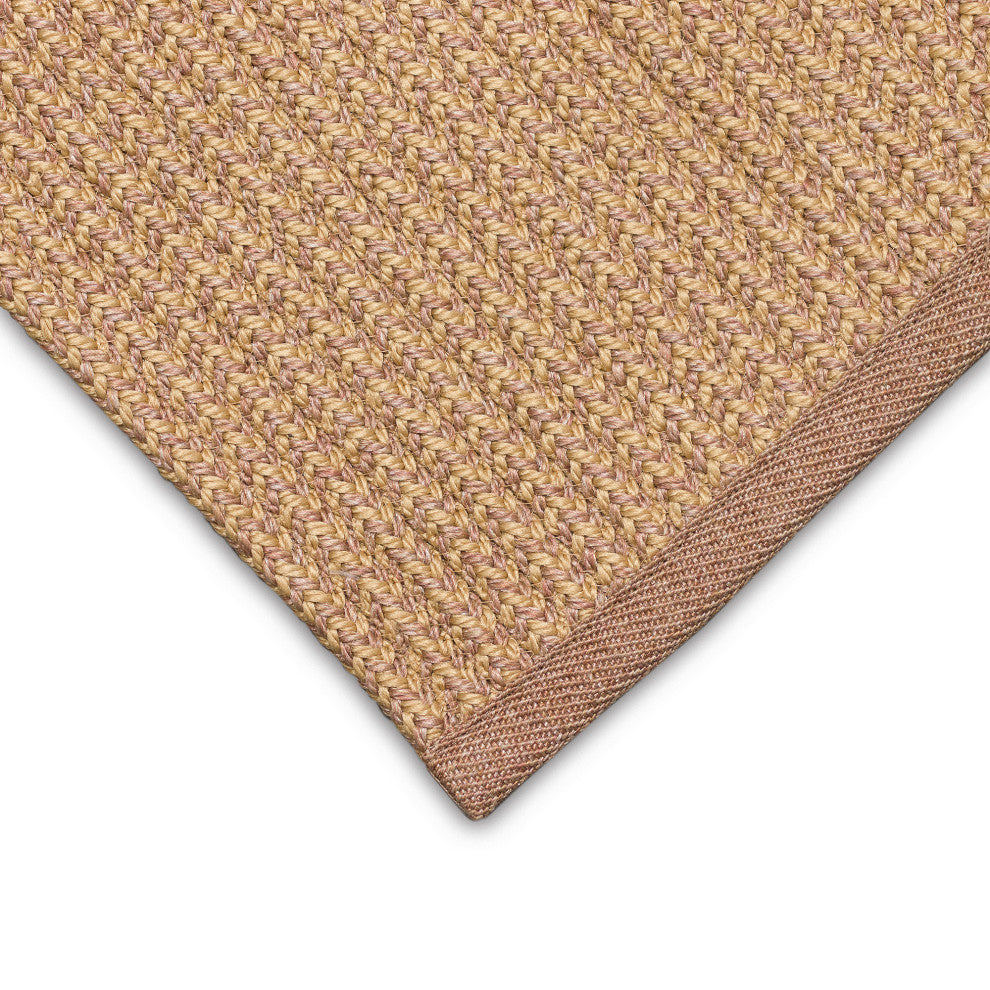 Calais Solid Indoor/Outdoor Rug, Sisal, 2'x3'