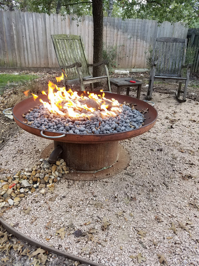 12" Double Ring and Complete Basic Propane Fire Pit Kit