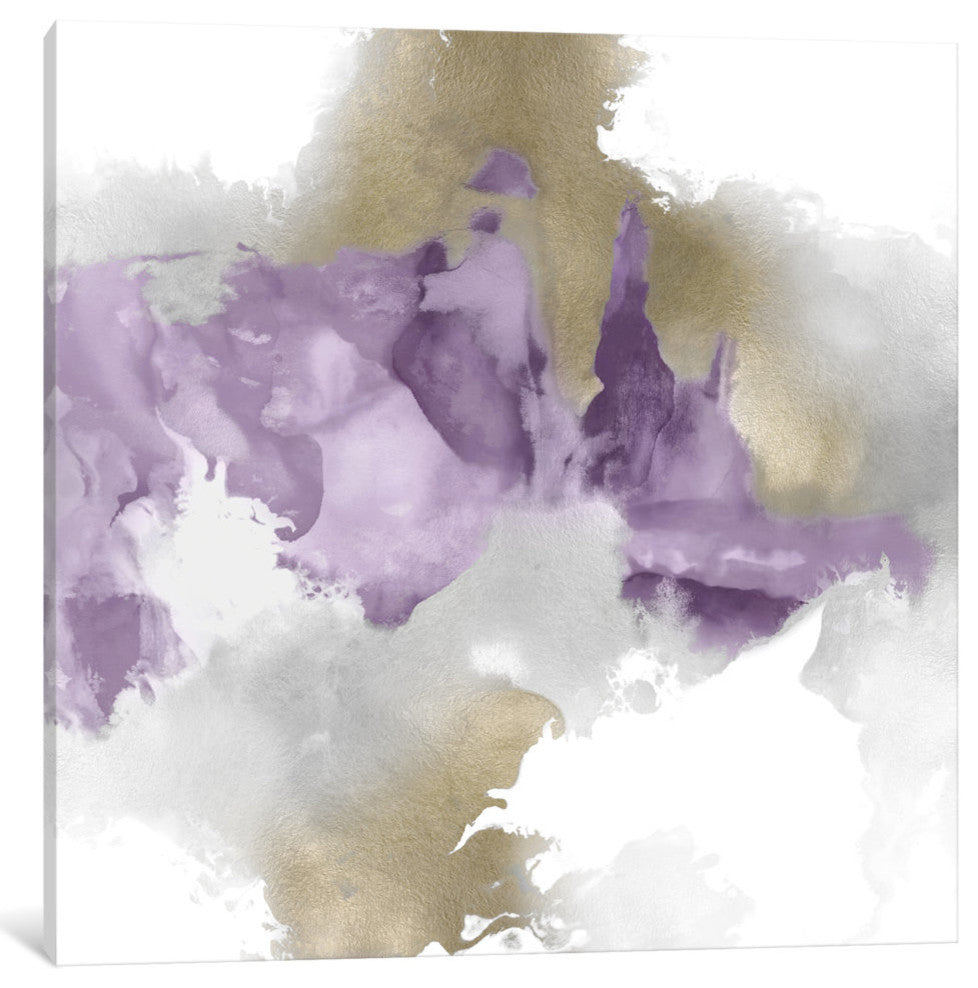 "Derive In Amethyst II" by Daniela Hudson, Canvas Print, 26"x26"