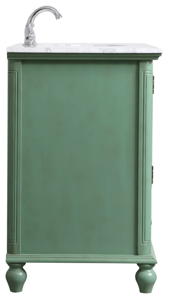 Home Living Single Bathroom Vanity, Vintage Mint, 36"