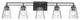 Z-LITE 5-Light Vanity, Matte Black