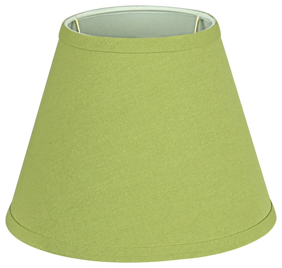 Aspen Creative 58905 Hardback Empire Shape UNO Lamp Shade, Lime Green (5"x9"x7")
