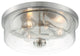 Sommerset Three Light Flush Mount, Brushed Nickel