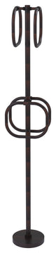 Towel Stand with 4 Integrated Towel Rings, Venetian Bronze