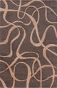 Allie Abstract Contemporary Area Rug, 8'x10'